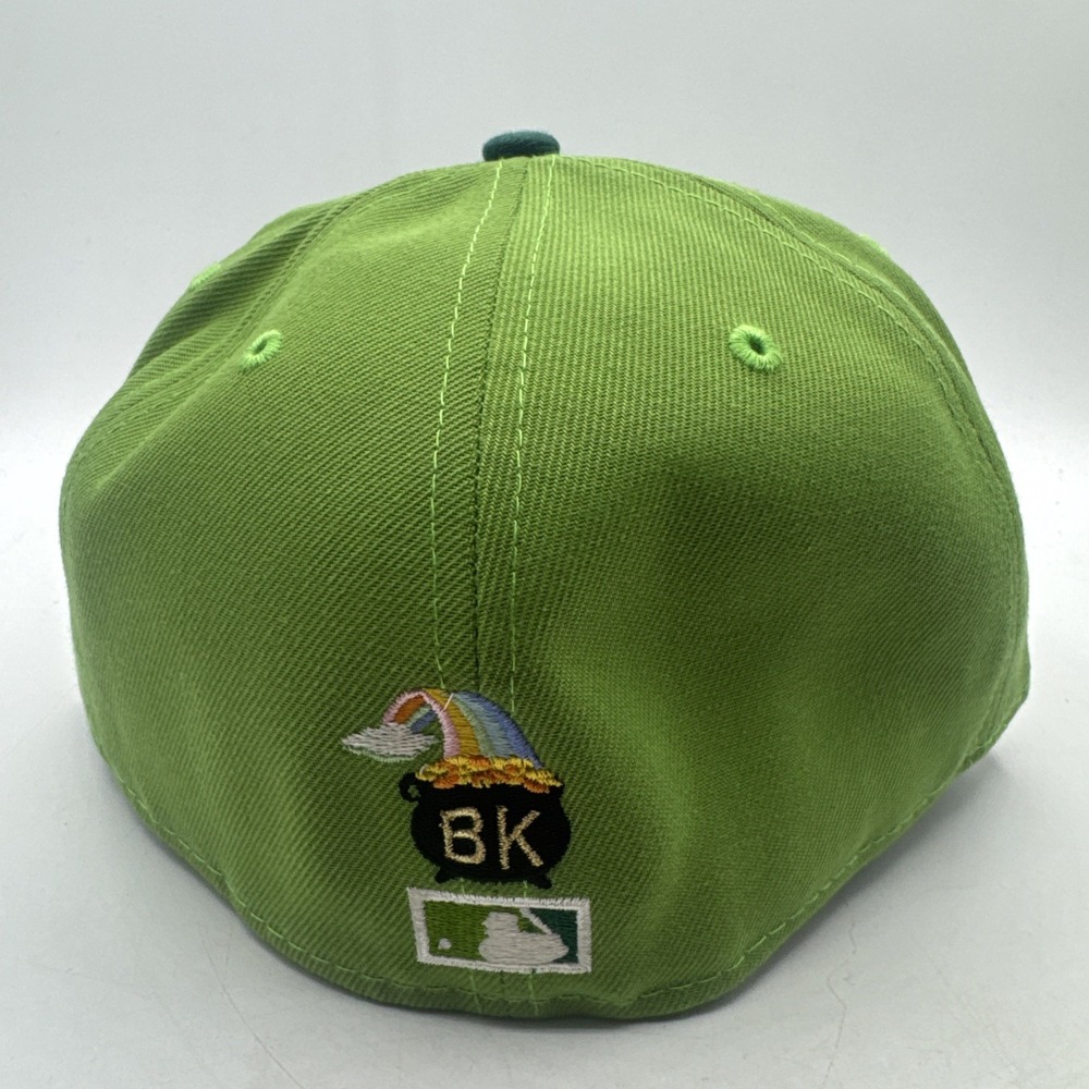 59Fifty NE Brooklyn Dodgers 7 3/8 Fitted Cooperstown Collection St. Patty Green - Picture 3 of 6